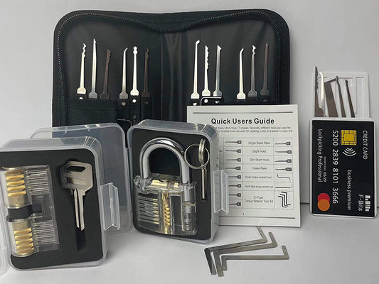 Сборник замок-выборщик 24PC Hook Lockpick 20pcs House Lock Set для практики выбора