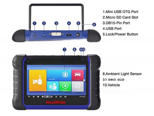 Autel IM508 XP200 Ключевой программист и детектор совпадений для универсальных моделей