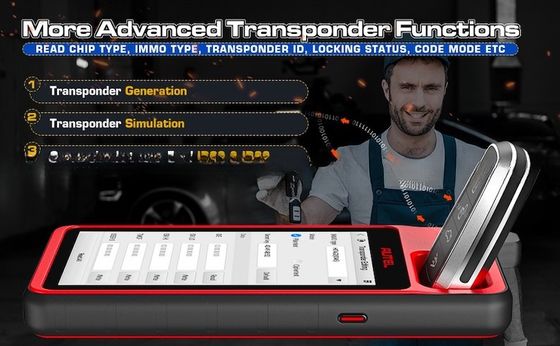 AUTEL KM100 Ключевой программист IMMO Диагностический инструмент для Европейского региона WxHxD 200*89*22 мм