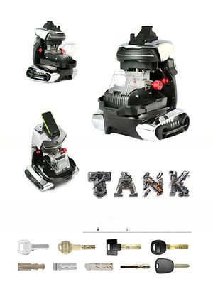 Бесплатная дублировка ключей с TANK 2 Pro Многофункциональная машина для резки ключей с ЧПУ
